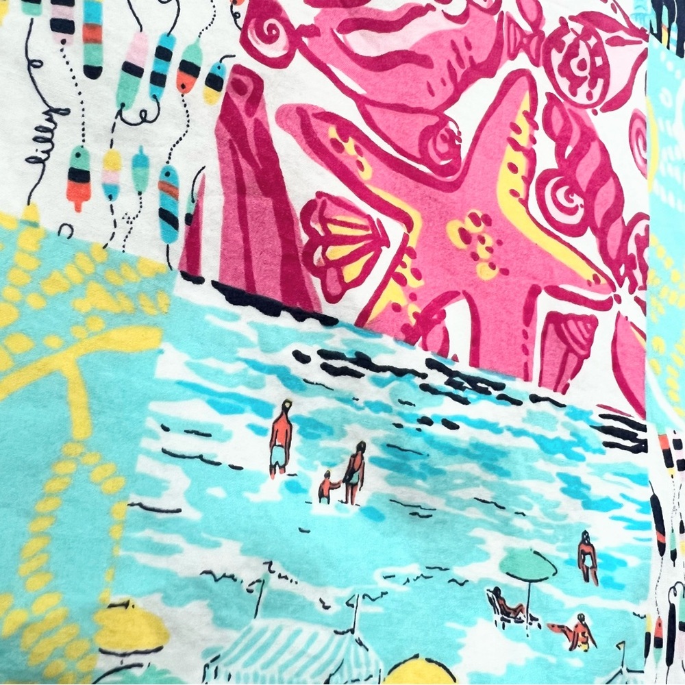 Lilly Pulitzer Patchwork Print Skirt Size 14 - Picture 4 of 10